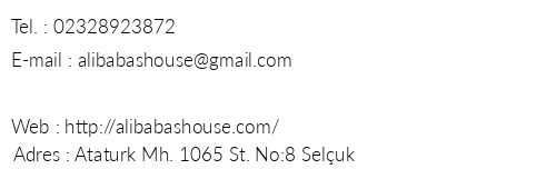 Ali Baba's House telefon numaralar, faks, e-mail, posta adresi ve iletiim bilgileri